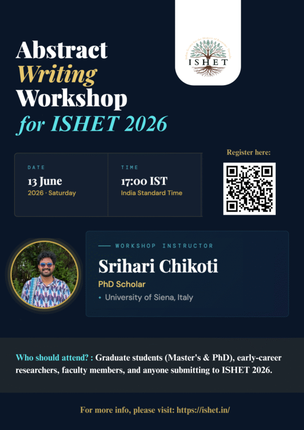 Abstract writing poster
